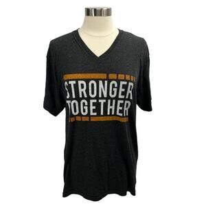 STRONGER TOGETHER Grey T-shirt XL
